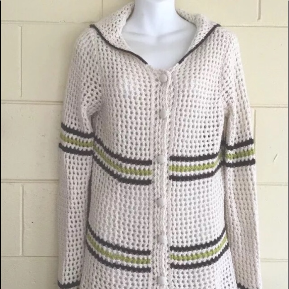 Banana republic long cardigan wool blend szM